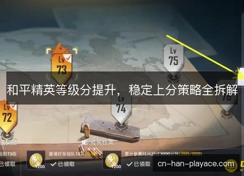 和平精英等级分提升，稳定上分策略全拆解